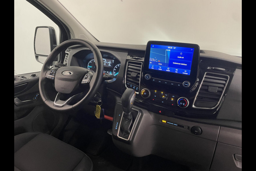 Ford Transit Custom 130pk L2H1 Limited Dubbele cabine Automaat Navi Airco 2 Schuifdeuren Trekhaak PDC Carplay DAB