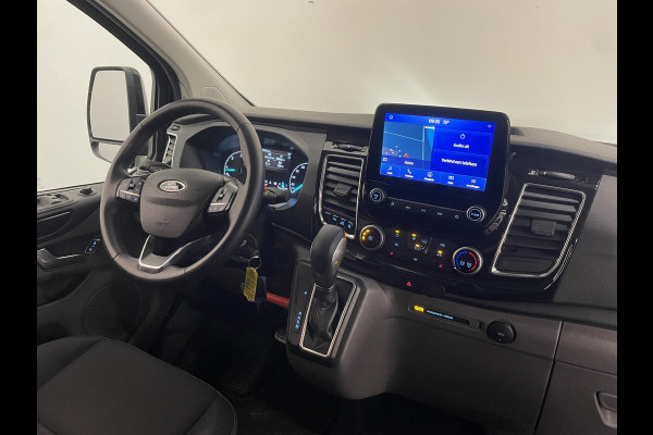 Ford Transit Custom 130pk L2H1 Limited Dubbele cabine Automaat Navi Airco 2 Schuifdeuren Trekhaak PDC Carplay DAB