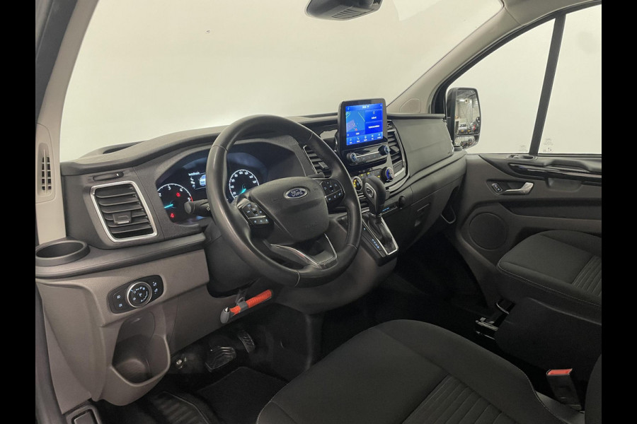 Ford Transit Custom 130pk L2H1 Limited Dubbele cabine Automaat Navi Airco 2 Schuifdeuren Trekhaak PDC Carplay DAB