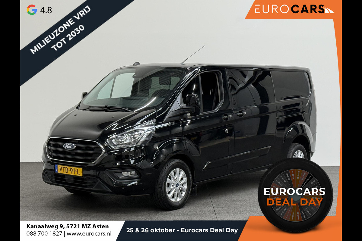 Ford Transit Custom 300 2.0 TDCI L2H1 Limited Dubbele cabine Automaat Navi Airco 2 Schuifdeuren Trekhaak PDC Carplay DAB Ford Transit Custom 300 2.0 TDCI L2H1 Limited Dubbele cabine Automaat Navi Airco 2 Schuifdeuren Trekhaak PDC Carplay DAB