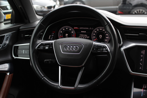 Audi A6 Allroad quattro 55 TFSI Pro Line Plus / Trekhaak / Panoramadak / Camera / Leder / Keyless / 20'' / CarPlay / B&O / Stuurverwarming / Dodehoek / DAB / ACC / Stoelverwarming / Zonnescherm zijruiten