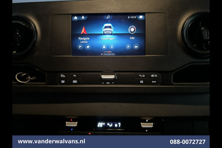 Mercedes-Benz Sprinter 316 CDI 163pk L3H2 Euro6 Airco | Camera | Navigatie | Apple Carplay | Cruisecontrol Bijrijdersbank, Stoelverwarming, Android Auto