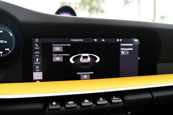 Porsche 911 3.8 Turbo S. Keramisch, Racing Yellow, Burmester, Alcantara hemel, PDCC, Sportuitl, Pano, ACC, 18 Weg, Dodeh, Camera!