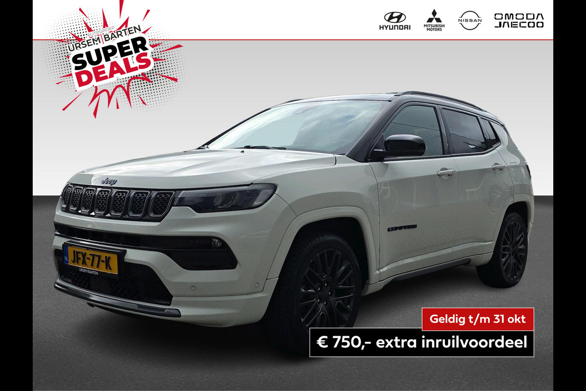Jeep Compass 4xe 240 Plug-in Hybrid Electric S | Automaat | 4x4 | Volleder | Stoelen Elektrisch | Achtrijcamera/Parkeersensoren |