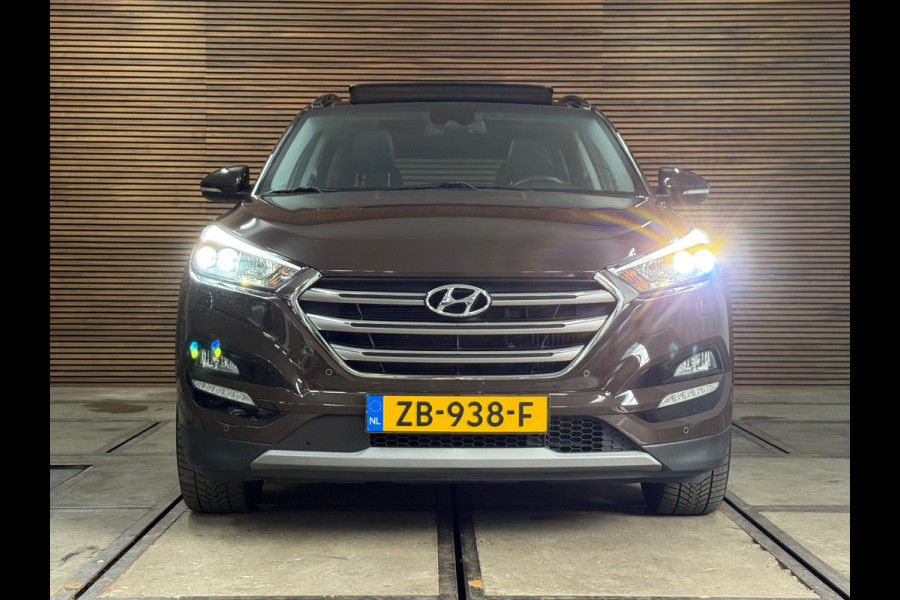 Hyundai Tucson 1.6 T-GDi Premium 4WD Automaat | Pano | Winterpakket | 19' inch | Leder | Keyless | Camera | LED