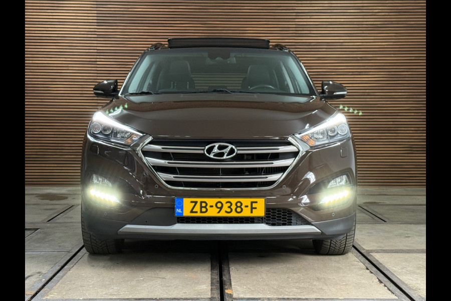 Hyundai Tucson 1.6 T-GDi Premium 4WD Automaat | Pano | Winterpakket | 19' inch | Leder | Keyless | Camera | LED