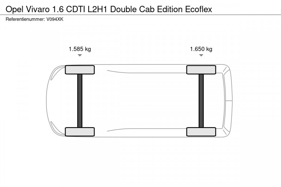 Opel Vivaro 1.6 CDTI L2H1 Double Cab Edition Ecoflex Opel Vivaro 1.6 CDTI L2H1 Double Cab Edition Ecoflex
