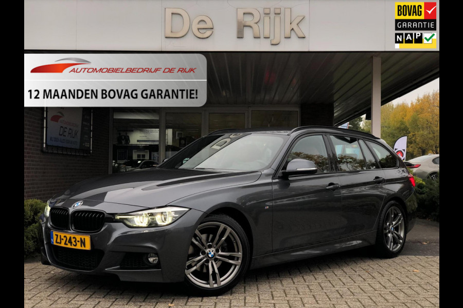 BMW 3 Serie Touring 318i M Sport | Leder, Navi, Carplay, Stoelverw., Cruise, Climate, El. Achterklep | Dealeronderhouden | NAP |