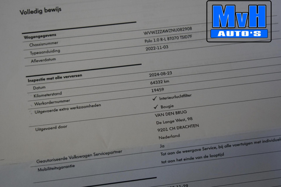 Volkswagen Polo 1.0 TSI R-Line|DSG|ACC|CAMERA|STOELVERW|NAP Volkswagen Polo 1.0 TSI R-Line|DSG|ACC|CAMERA|STOELVERW|NAP