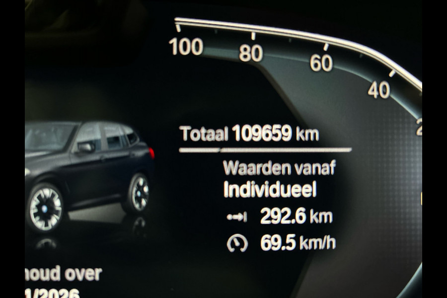 BMW iX3 High Executive 80 kWh | Panoramadak | Lederen bekleding | HUD |  21 inch Velgen | Sportstoelen | M - Sport | SoH (batterijcheck) 96,9 % score!