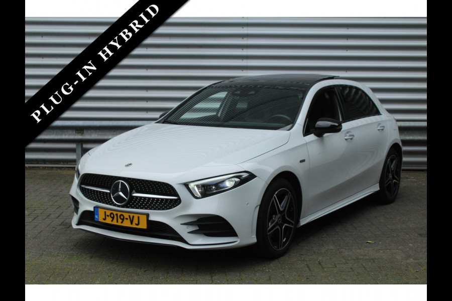 Mercedes-Benz A-Klasse 250 e 218pk Business Solution AMG PHEV Automaat SoH 96% NL-Auto NAP Panoramadak Burmester Clima Cruise Navi Camera Sfeer LMV Mercedes-Benz A-Klasse 250 e 218pk Business Solution AMG PHEV Automaat SoH 96% NL-Auto NAP Panoramadak Burmester Clima Cruise Navi Camera Sfeer LMV