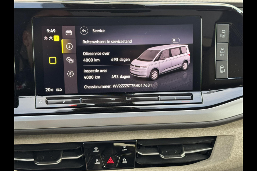 Volkswagen Multivan 1.4 eHybrid L1 Bulli Edition Climate control v/a Cruise control Full LED Matrix Pano Navigatie Apple / Android Volkswagen Multivan 1.4 eHybrid L1 Bulli Edition Climate control v/a Cruise control Full LED Matrix Pano Navigatie Apple / Android