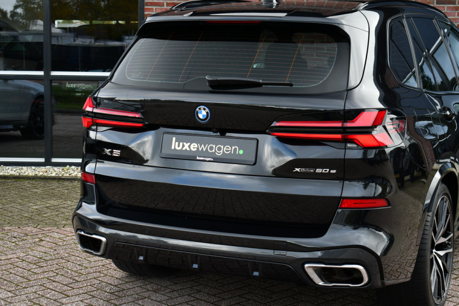 BMW X5 xDrive50e M-Sport Pano Trekh ACC Comf-zetels H/K Soft-close BTW-AUTO!