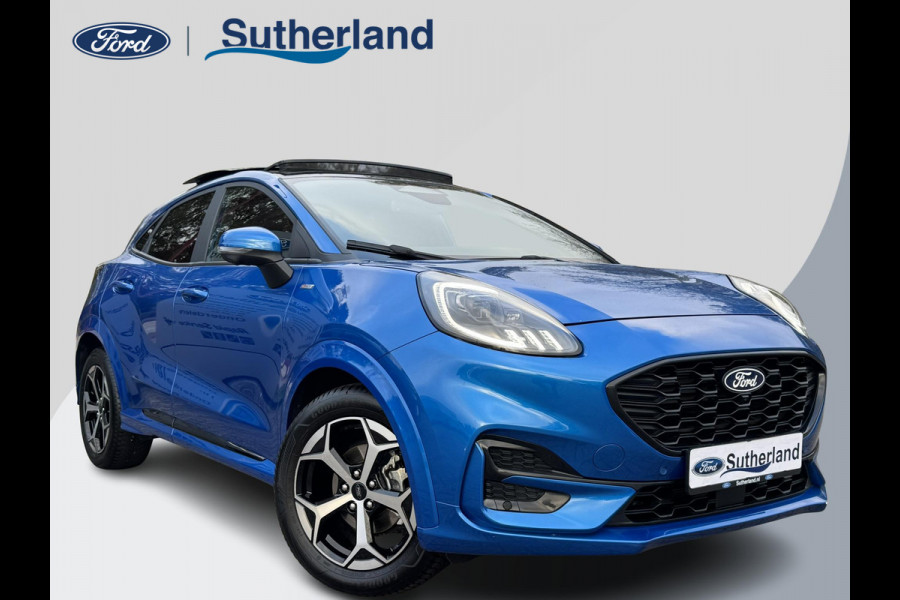 Ford Puma 1.0 EcoBoost Hybrid ST-Line Automaat 125pk | Panoramadak | Trekhaak afneembaar | Winter Pack | Adaptive cruise control  | Elektrische achterklep | Matrix LED | Keyless Entry | Navigatiesysteem | Privacy glass Ford Puma 1.0 EcoBoost Hybrid ST-Line Automaat 125pk | Panoramadak | Trekhaak afneembaar | Winter Pack | Adaptive cruise control  | Elektrische achterklep | Matrix LED | Keyless Entry | Navigatiesysteem | Privacy glass