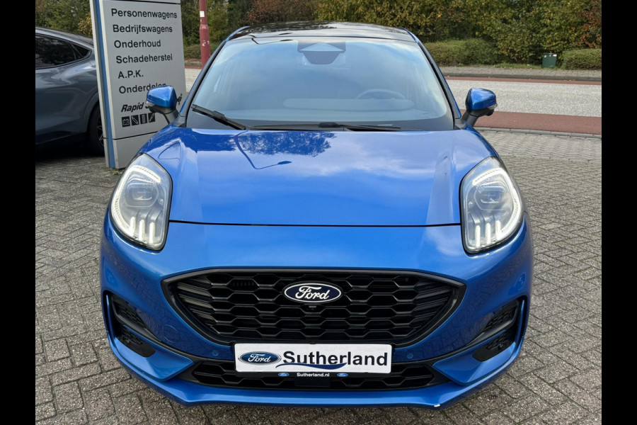 Ford Puma 1.0 EcoBoost Hybrid ST-Line Automaat 125pk | Panoramadak | Trekhaak afneembaar | Winter Pack | Adaptive cruise control  | Elektrische achterklep | Matrix LED | Keyless Entry | Navigatiesysteem | Privacy glass Ford Puma 1.0 EcoBoost Hybrid ST-Line Automaat 125pk | Panoramadak | Trekhaak afneembaar | Winter Pack | Adaptive cruise control  | Elektrische achterklep | Matrix LED | Keyless Entry | Navigatiesysteem | Privacy glass