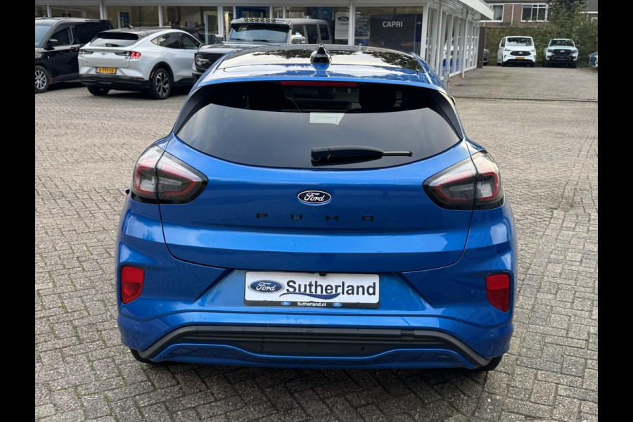 Ford Puma 1.0 EcoBoost Hybrid ST-Line Automaat 125pk | Panoramadak | Trekhaak afneembaar | Winter Pack | Adaptive cruise control  | Elektrische achterklep | Matrix LED | Keyless Entry | Navigatiesysteem | Privacy glass Ford Puma 1.0 EcoBoost Hybrid ST-Line Automaat 125pk | Panoramadak | Trekhaak afneembaar | Winter Pack | Adaptive cruise control  | Elektrische achterklep | Matrix LED | Keyless Entry | Navigatiesysteem | Privacy glass