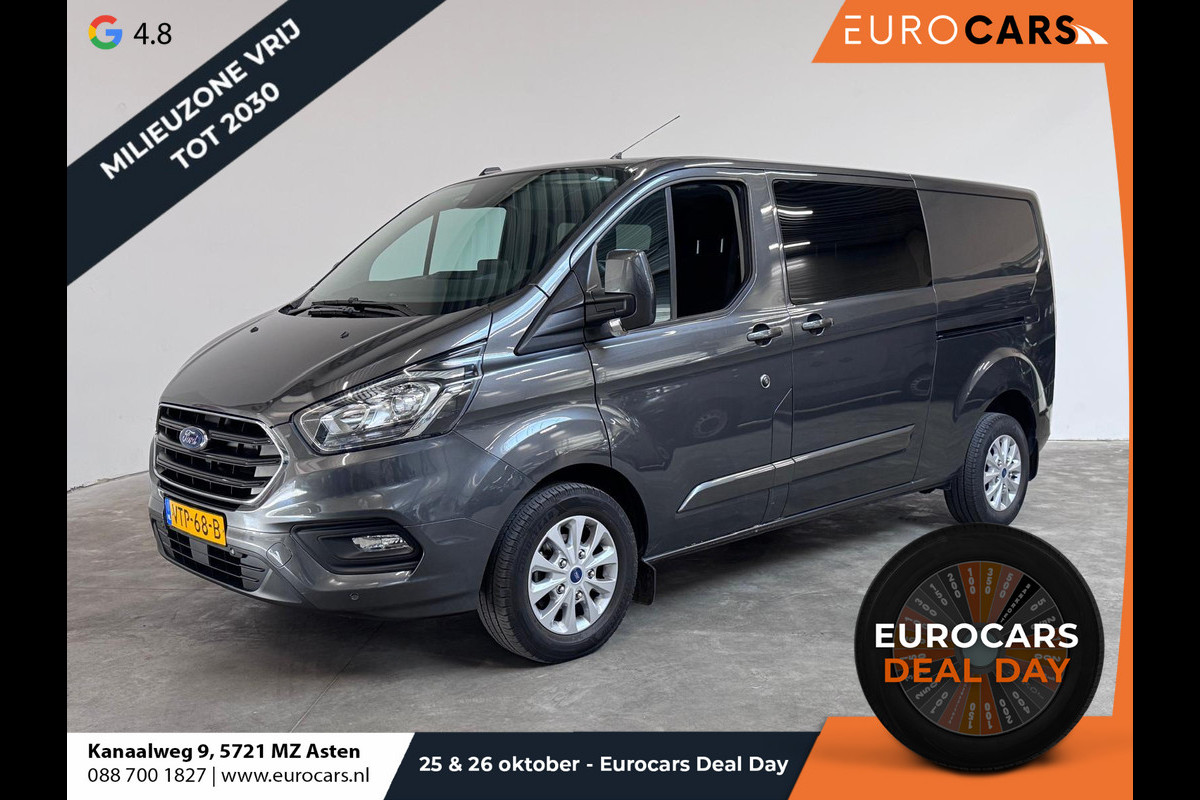 Ford Transit Custom 300 2.0 TDCI L2H1 Limited Dubbele Cabine Navigatie Airco 2 Schuifdeuren Trekhaak Parkeersensoren Carplay DAB Ford Transit Custom 300 2.0 TDCI L2H1 Limited Dubbele Cabine Navigatie Airco 2 Schuifdeuren Trekhaak Parkeersensoren Carplay DAB