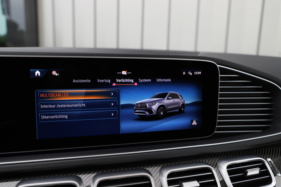 Mercedes-Benz GLE 63 S AMG 4MATIC+ | 612PK | Luchtvering | Massage | Carbon | Head-up | Keyles-go | Sfeerverlichting | Burmester | Stuurwielverw. Mercedes-Benz GLE 63 S AMG 4MATIC+ | 612PK | Luchtvering | Massage | Carbon | Head-up | Keyles-go | Sfeerverlichting | Burmester | Stuurwielverw.