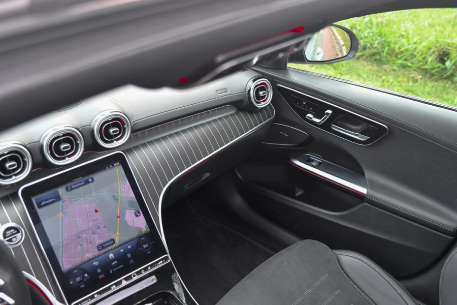 Mercedes-Benz C-Klasse 180 AMG Night ed. Pano, Memory, 360, Dodeh, Sfeer, CarPlay!