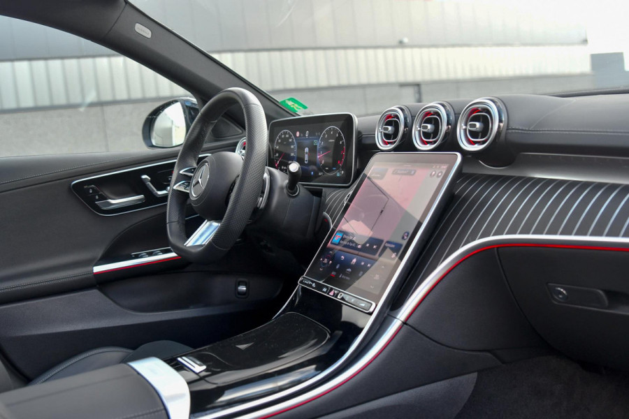 Mercedes-Benz C-Klasse 180 AMG Night ed. Pano, Memory, 360, Dodeh, Sfeer, CarPlay!