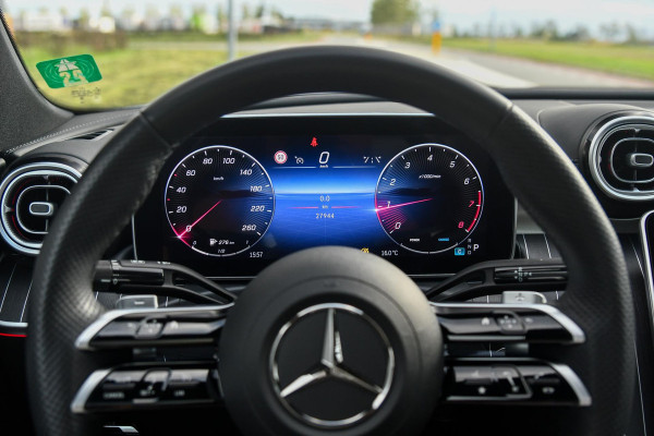 Mercedes-Benz C-Klasse 180 AMG Night ed. Pano, Memory, 360, Dodeh, Sfeer, CarPlay!