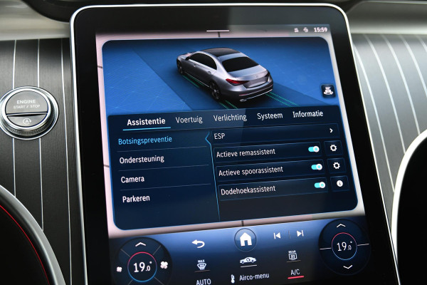 Mercedes-Benz C-Klasse 180 AMG Night ed. Pano, Memory, 360, Dodeh, Sfeer, CarPlay!