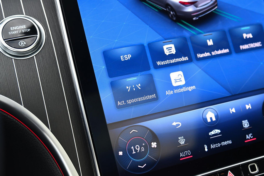 Mercedes-Benz C-Klasse 180 AMG Night ed. Pano, Memory, 360, Dodeh, Sfeer, CarPlay!