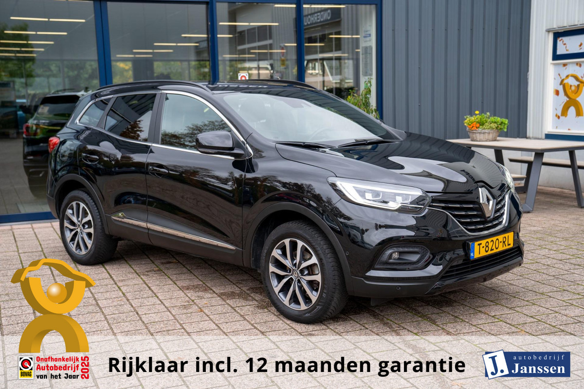 Renault Kadjar 1.3 TCe Black Edition Automaat | Prijs rijklaar incl. 12 mnd garantie | Trekhaak Navi Bose Blindspot Verw stoelen Renault Kadjar 1.3 TCe Black Edition Automaat | Prijs rijklaar incl. 12 mnd garantie | Trekhaak Navi Bose Blindspot Verw stoelen