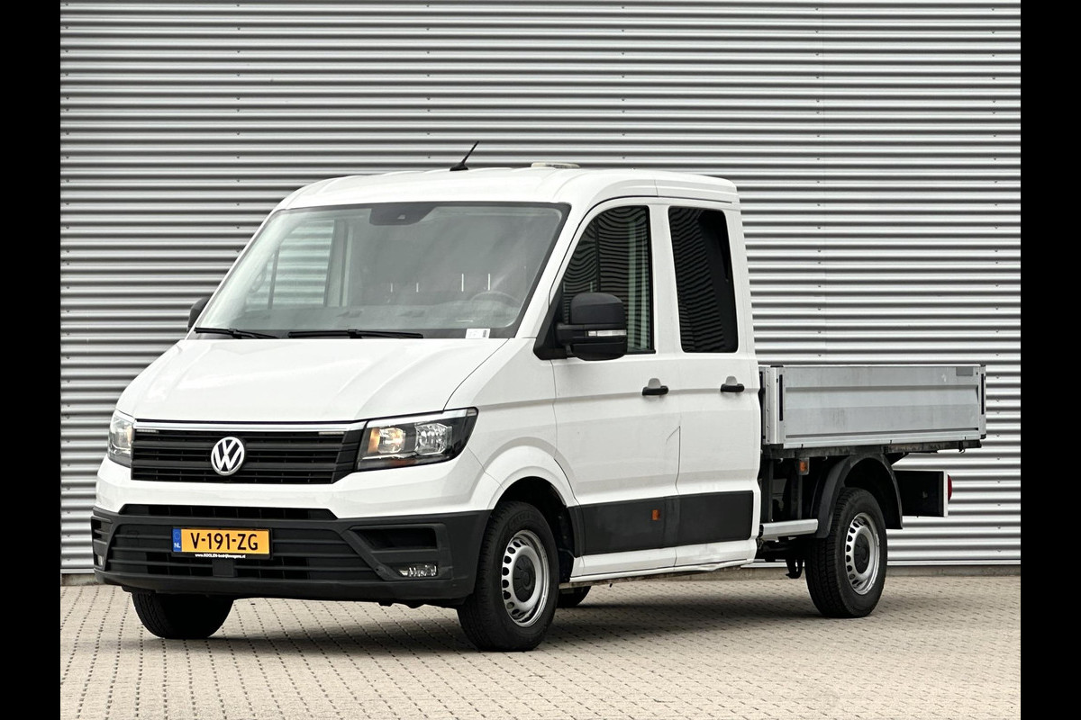 Volkswagen Crafter 35 2.0 TDI L3 DC Highline openlaadbak Volkswagen Crafter 35 2.0 TDI L3 DC Highline openlaadbak