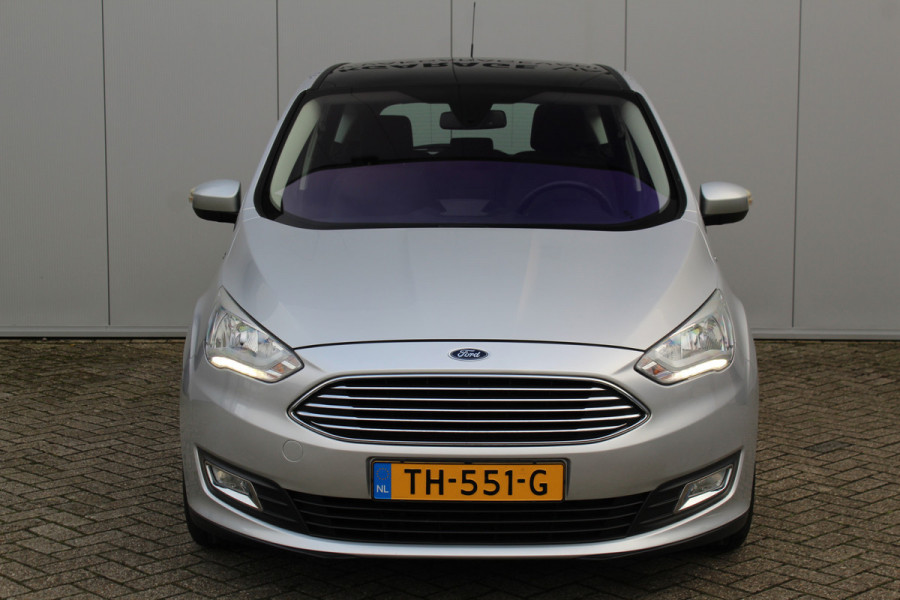 Ford C-MAX 1.0-125pk Titanium. Nette en goed onderhouden hoogzitter ! Volautm. airco dual, panoramadak, parkeersensoren, metallic lak,  telefoonvoorb., navigatie, LM wielen, Ford C-MAX 1.0-125pk Titanium. Nette en goed onderhouden hoogzitter ! Volautm. airco dual, panoramadak, parkeersensoren, metallic lak,  telefoonvoorb., navigatie, LM wielen,