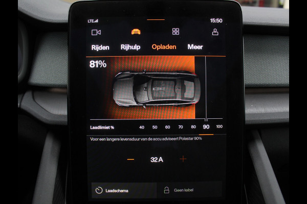 Polestar 2 Long Range Dual Motor Launch Edition 78kWh PANO | CARPLAY | LMV20 | ELECTRHAAK | 360CAMERA | STOELVERW | LED | PANODAK | WIFI