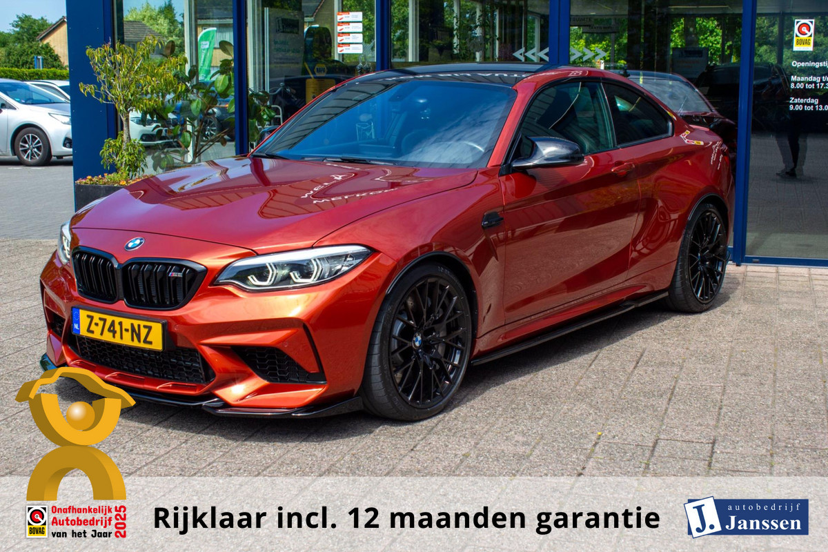 BMW M2 DCT Competition | Prijs rijklaar incl. 12 mnd garantie | Navi Adaptive Led 19"Lmv Cruise Pdc Camera Leder Stoelverw BMW M2 DCT Competition | Prijs rijklaar incl. 12 mnd garantie | Navi Adaptive Led 19"Lmv Cruise Pdc Camera Leder Stoelverw