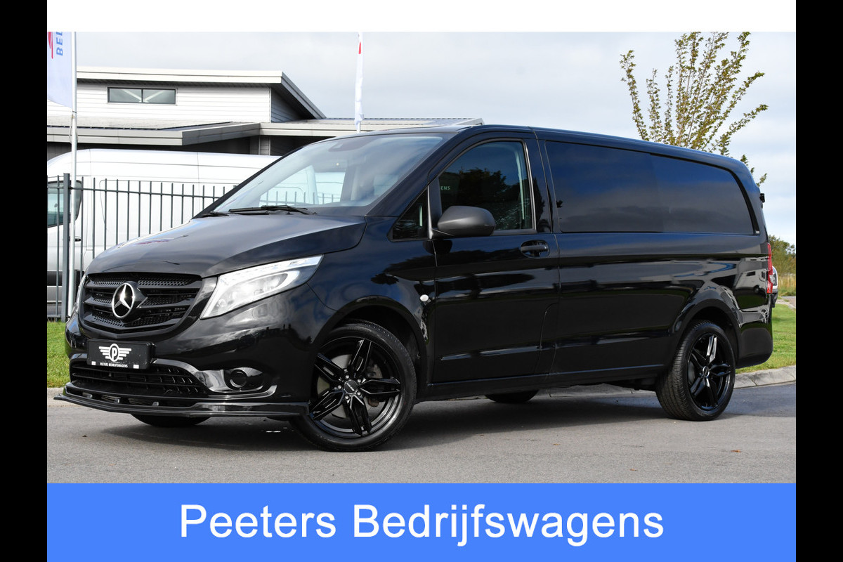 Mercedes-Benz Vito 119 CDI L2 DC Black Edition Camera, Cruise, LED, Carplay, Automaat, Stoelverwarming, 190pk, Trekhaak, Uniek! Mercedes-Benz Vito 119 CDI L2 DC Black Edition Camera, Cruise, LED, Carplay, Automaat, Stoelverwarming, 190pk, Trekhaak, Uniek!