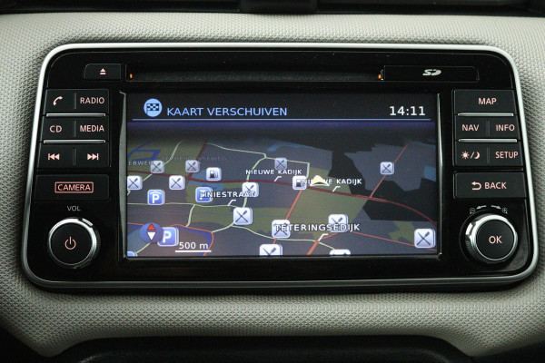 Nissan Micra 1.0L Acenta (PARKEERSENSOREN, ACHTERUITRIJCAMERA, CRUISE CONTROL, NAVIGATIE, BOSE AUDIO, GOED ONDERHOUDEN) Nissan Micra 1.0L Acenta (PARKEERSENSOREN, ACHTERUITRIJCAMERA, CRUISE CONTROL, NAVIGATIE, BOSE AUDIO, GOED ONDERHOUDEN)