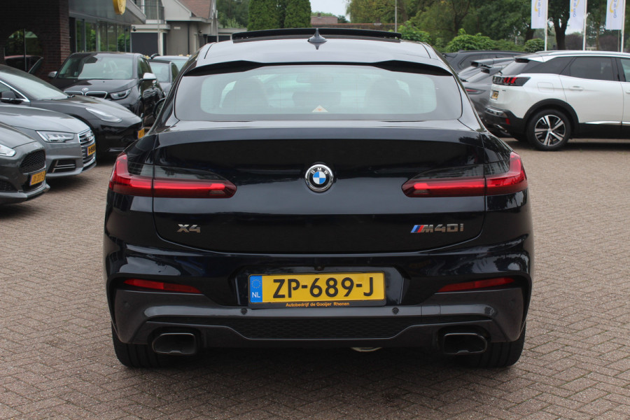 BMW X4 M40i High Executive / Trekhaak / Panoramadak / Camera / Head-up / Luxe Leder / 21'' / Harman Kardon / Navigatie / Stuur+Stoelverwarming / DAB / Dodehoek / Cruise Control BMW X4 M40i High Executive / Trekhaak / Panoramadak / Camera / Head-up / Luxe Leder / 21'' / Harman Kardon / Navigatie / Stuur+Stoelverwarming / DAB / Dodehoek / Cruise Control