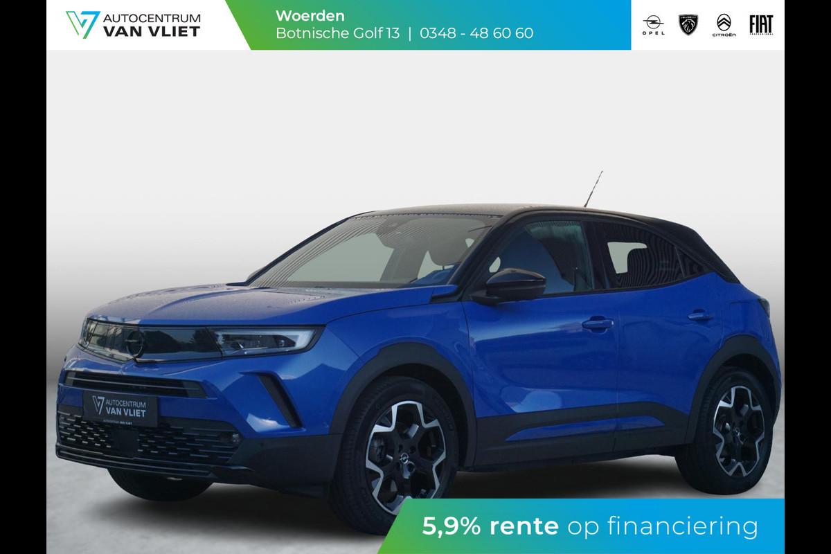 Opel Mokka-e Ultimate 50-kWh 11kw 3-fase Leder Alcantara | Soh batterij 100% Opel Mokka-e Ultimate 50-kWh 11kw 3-fase Leder Alcantara | Soh batterij 100%