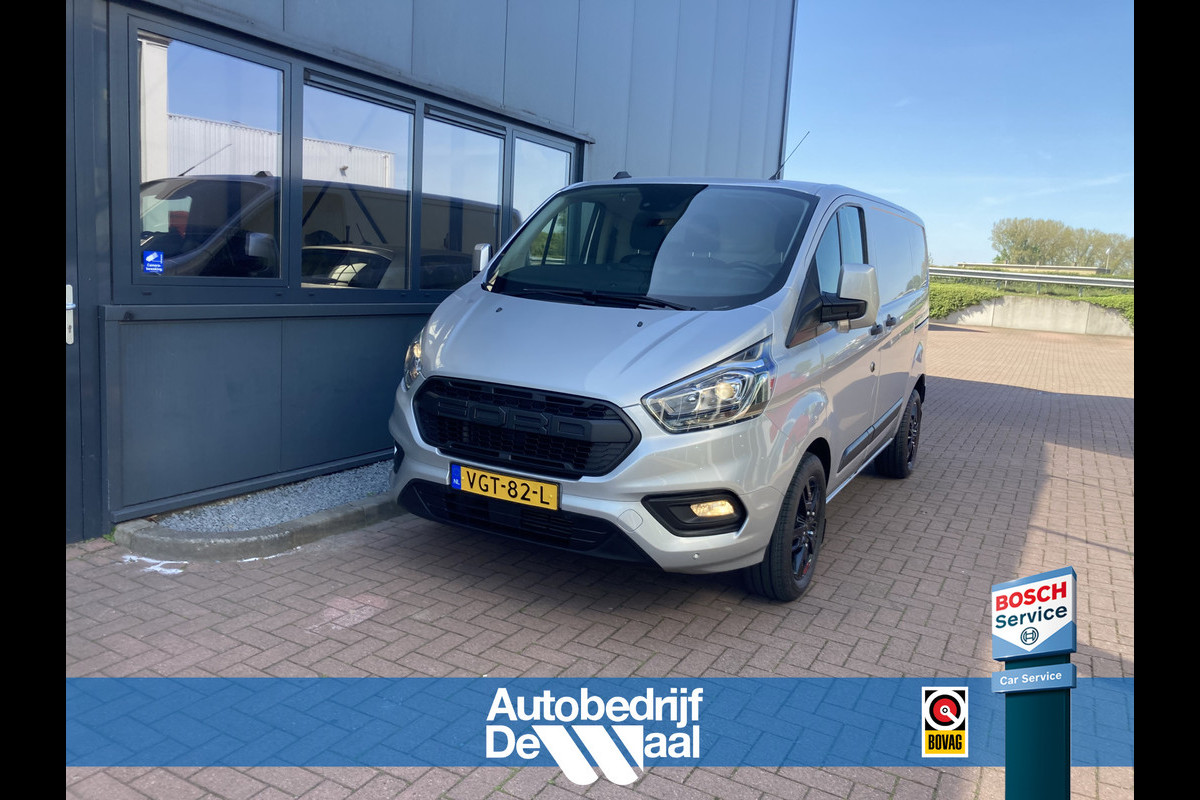 Ford Transit Custom 2.0 TDCi 130pk Euro6 Automaat L1H1 300 GB TREKHAAK/2XSCHUIFDEUR/VOORRUITVERW./AIRCO/CRUISE/PDC