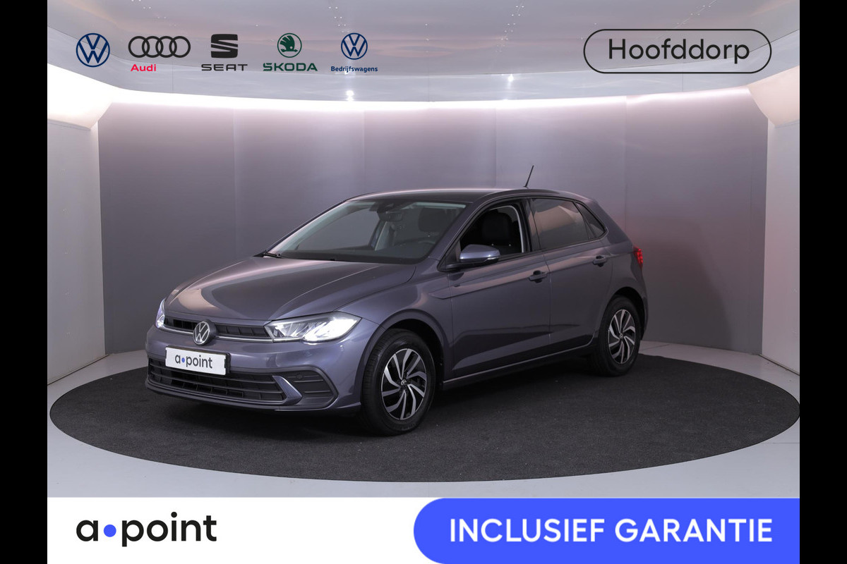 Volkswagen Polo 1.0 TSI Life Edition 95 pk | Verlengde garantie | Navigatie via App | Parkeersensoren achter | Achteruitrijcamera | Autom. airco | Adaptieve cruise control |