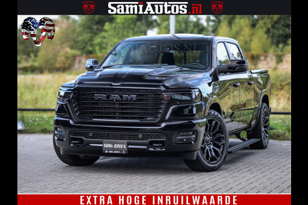 Dodge Ram 1500 Night Premium | Full Option | De Meest Luxe Pick-Up in zijn Klasse | Comfortabele Dubbele Cabine met Royale 5 Zitplaatsen | BPM vrij | Nu Leverbaar uit Voorraad | Voorraad Nr 2285 - 7648