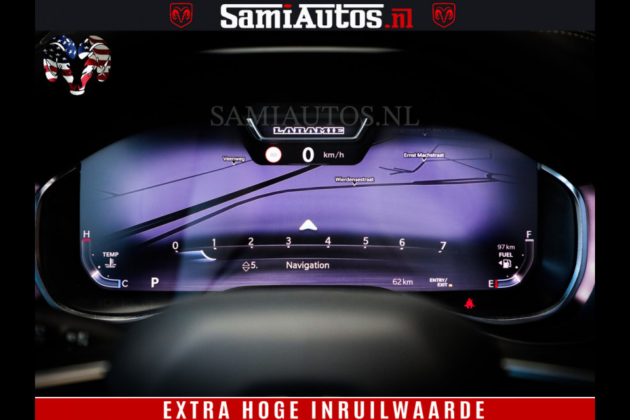 Dodge Ram 1500 Night Premium | Full Option | De Meest Luxe Pick-Up in zijn Klasse | Comfortabele Dubbele Cabine met Royale 5 Zitplaatsen | BPM vrij | Nu Leverbaar uit Voorraad | Voorraad Nr 2285 - 7648