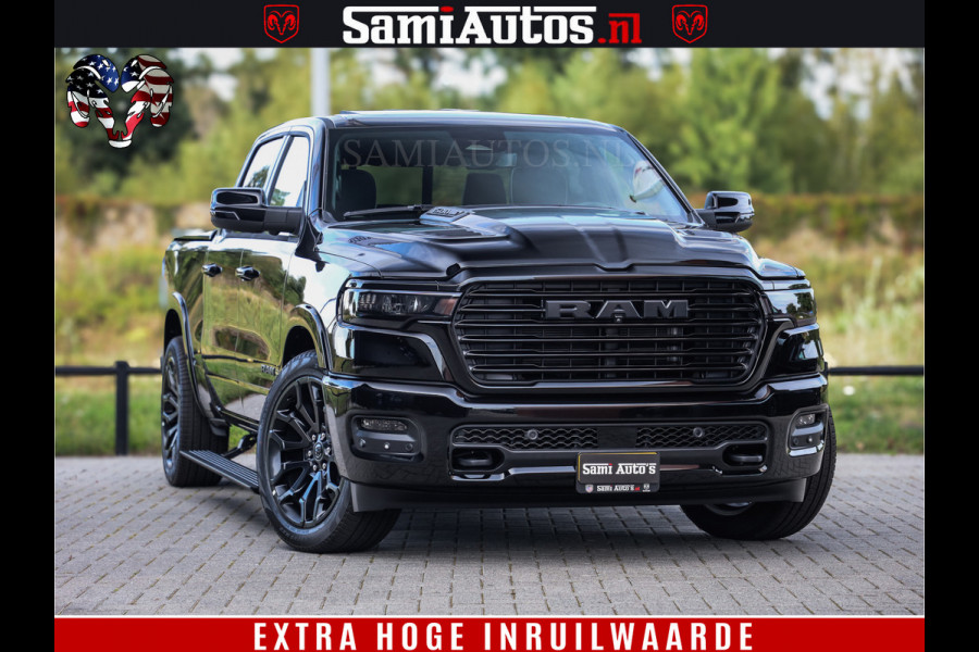 Dodge Ram 1500 Night Premium | Full Option | De Meest Luxe Pick-Up in zijn Klasse | Comfortabele Dubbele Cabine met Royale 5 Zitplaatsen | BPM vrij | Nu Leverbaar uit Voorraad | Voorraad Nr 2285 - 7648