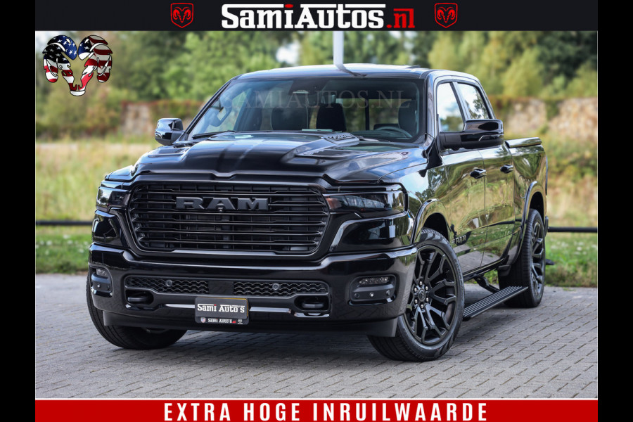 Dodge Ram 1500 Night Premium | Full Option | De Meest Luxe Pick-Up in zijn Klasse | Comfortabele Dubbele Cabine met Royale 5 Zitplaatsen | BPM vrij | Nu Leverbaar uit Voorraad | Voorraad Nr 2285 - 7648