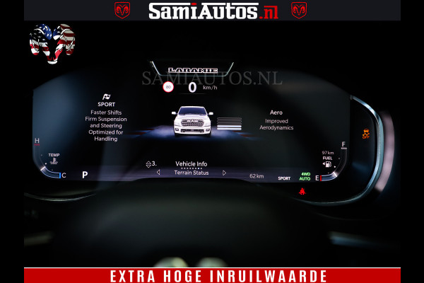 Dodge Ram 1500 Night Premium | Full Option | De Meest Luxe Pick-Up in zijn Klasse | Comfortabele Dubbele Cabine met Royale 5 Zitplaatsen | BPM vrij | Nu Leverbaar uit Voorraad | Voorraad Nr 2285 - 7648