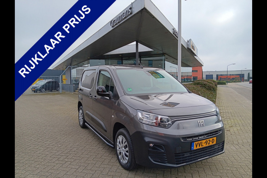 Fiat Doblò 1.5D 100pk L1 1000kg, 3-zitter, Airco, PDC, Camera, Trekhaak incl. 12 mnd BOVAG-garantie Fiat Doblò 1.5D 100pk L1 1000kg, 3-zitter, Airco, PDC, Camera, Trekhaak incl. 12 mnd BOVAG-garantie