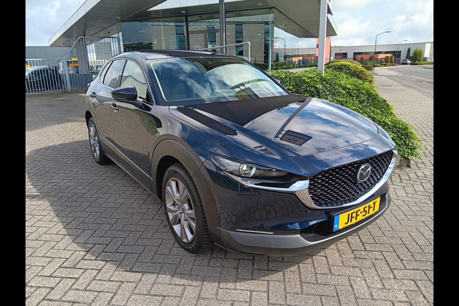 Mazda CX-30 2.0 e-SkyActiv M Hybrid 150PK Luxury AUTOMAAT, Leder, Navi, Clima, Head-up, etc. incl. 12 MND BOVAGGARANTIE Mazda CX-30 2.0 e-SkyActiv M Hybrid 150PK Luxury AUTOMAAT, Leder, Navi, Clima, Head-up, etc. incl. 12 MND BOVAGGARANTIE