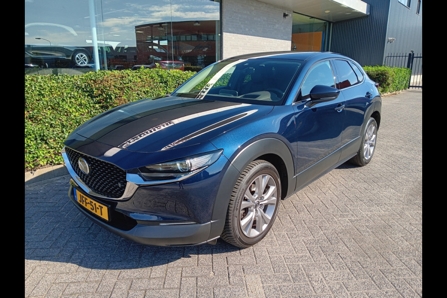 Mazda CX-30 2.0 e-SkyActiv M Hybrid 150PK Luxury AUTOMAAT, Leder, Navi, Clima, Head-up, etc. incl. 12 MND BOVAGGARANTIE Mazda CX-30 2.0 e-SkyActiv M Hybrid 150PK Luxury AUTOMAAT, Leder, Navi, Clima, Head-up, etc. incl. 12 MND BOVAGGARANTIE