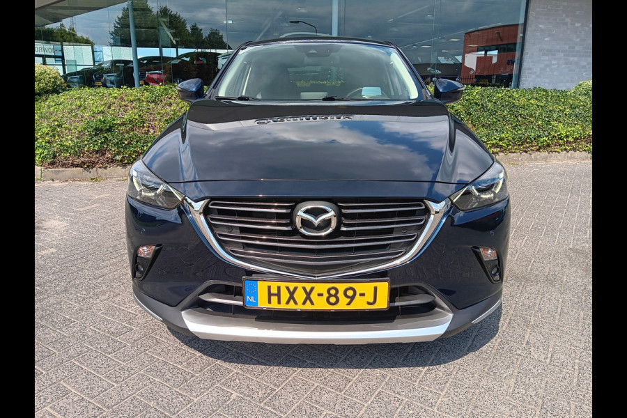 Mazda CX-3 2.0 SkyActiv-G 120 GT-M Line AUTOMAAT, Navi, Clima, Head-up, 18" etc. incl. 12 MND BOVAGGARANTIE