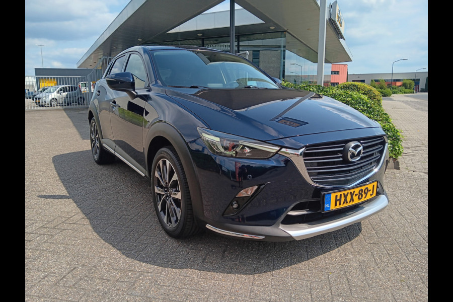 Mazda CX-3 2.0 SkyActiv-G 120 GT-M Line AUTOMAAT, Navi, Clima, Head-up, 18" etc. incl. 12 MND BOVAGGARANTIE