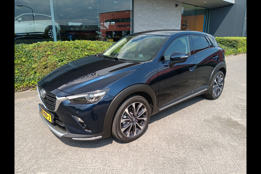 Mazda CX-3 2.0 SkyActiv-G 120 GT-M Line AUTOMAAT, Navi, Clima, Head-up, 18" etc. incl. 12 MND BOVAGGARANTIE