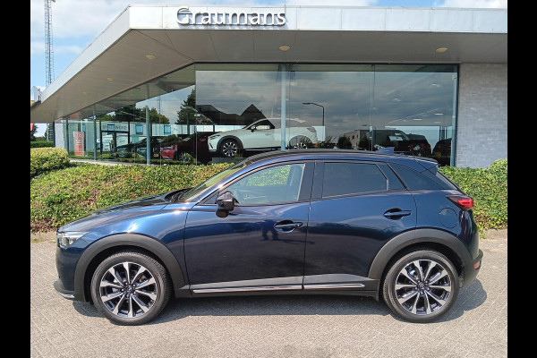 Mazda CX-3 2.0 SkyActiv-G 120 GT-M Line AUTOMAAT, Navi, Clima, Head-up, 18" etc. incl. 12 MND BOVAGGARANTIE